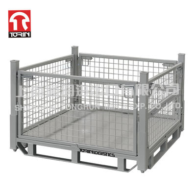 Torin LK14A	Folding Stacked Warehouse Cage Iron Cage Wire Mesh Pallet Container Metal Pallet
