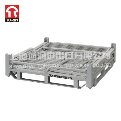 Torin LK14A	Folding Stacked Warehouse Cage Iron Cage Wire Mesh Pallet Container Metal Pallet