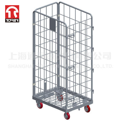 Torin SWK1042-WOT Steel Multi-layer Movable Folding Cargo Storage Steel Roll Container	roll Cart