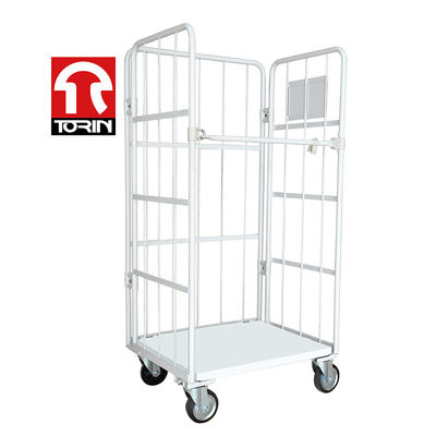 Torin SWK1041  Roll Box Tray Metal Steel Bottom Plate Warehouse Logistics Handcart Storage Folding Metal Base Roll Cage Handcart