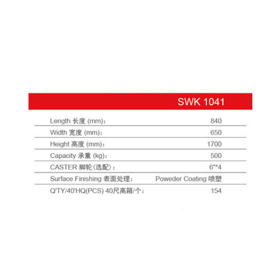 Torin SWK1041  Roll Box Tray Metal Steel Bottom Plate Warehouse Logistics Handcart Storage Folding Metal Base Roll Cage Handcart