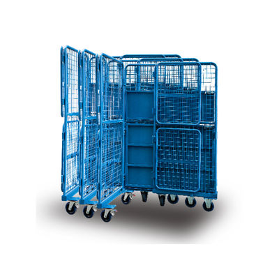 Torin SWK1030 Professional Production of High-quality Foldable Steel Mesh Drum Trucks, Logistics and Warehousing Containers