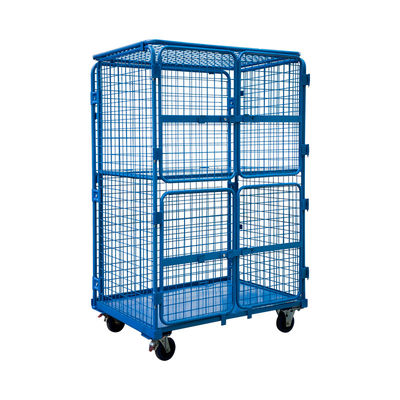Torin SWK1030 Professional Production of High-quality Foldable Steel Mesh Drum Trucks, Logistics and Warehousing Containers