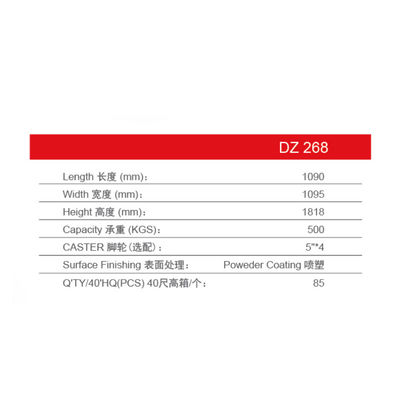 Torin Dz268 High Quality Foldable Storage Container With Wheels, Storage Cart, Metal Wire Mesh Container
