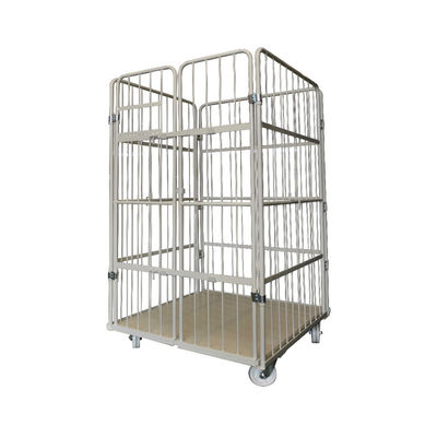 Torin Dz268 High Quality Foldable Storage Container With Wheels, Storage Cart, Metal Wire Mesh Container