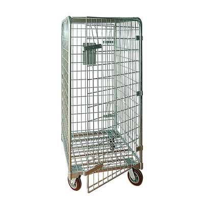 Torin Swk1004 High Quality and Durable Heavy-Duty Foldable Warehouse Metal Wire Handcart Drum Cage Storage Container