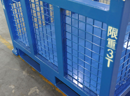 Torin DZ444 Warehouse Equipment Iron Wire Cage Mesh Foldable and Collapsible Container