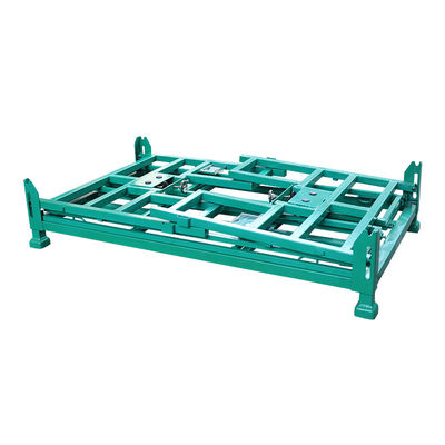 Torin DZ581 Folding Stackable Half Open square Pipe Box Wire Mesh Pallet Container Metal Pallet
