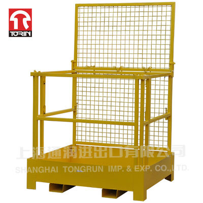 Torin LK74 Large Welded Mesh Powder Coated Finish Folding Forklift Metal Safety Cage