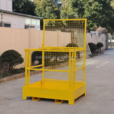 Torin LK74 Large Welded Mesh Powder Coated Finish Folding Forklift Metal Safety Cage
