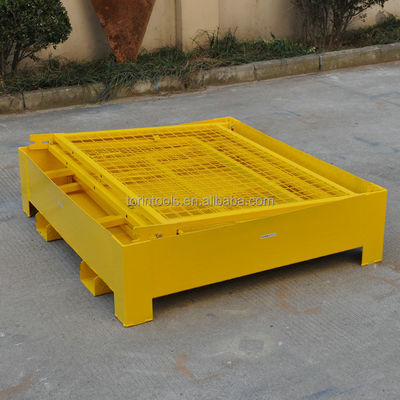 Torin LK74 Large Welded Mesh Powder Coated Finish Folding Forklift Metal Safety Cage
