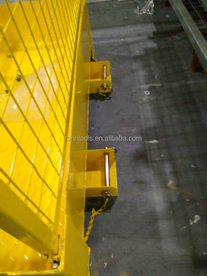 Torin LK74 Large Welded Mesh Powder Coated Finish Folding Forklift Metal Safety Cage