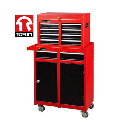 Torin TBT1204+TBR1201 High-quality Tool Cart Small combination tool storage top toolbox and roller tool cabinet